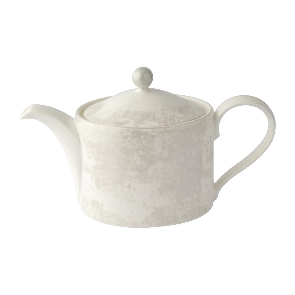 Royal Crown Derby Crushed Velvet Pearl Charnwood Tea Pot S S (Pack of 1) FE132