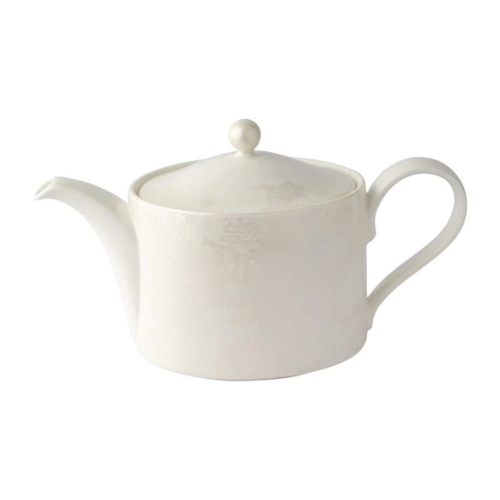 Royal Crown Derby Crushed Velvet Pearl Charnwood Tea Pot L S (Pack of 1) FE133