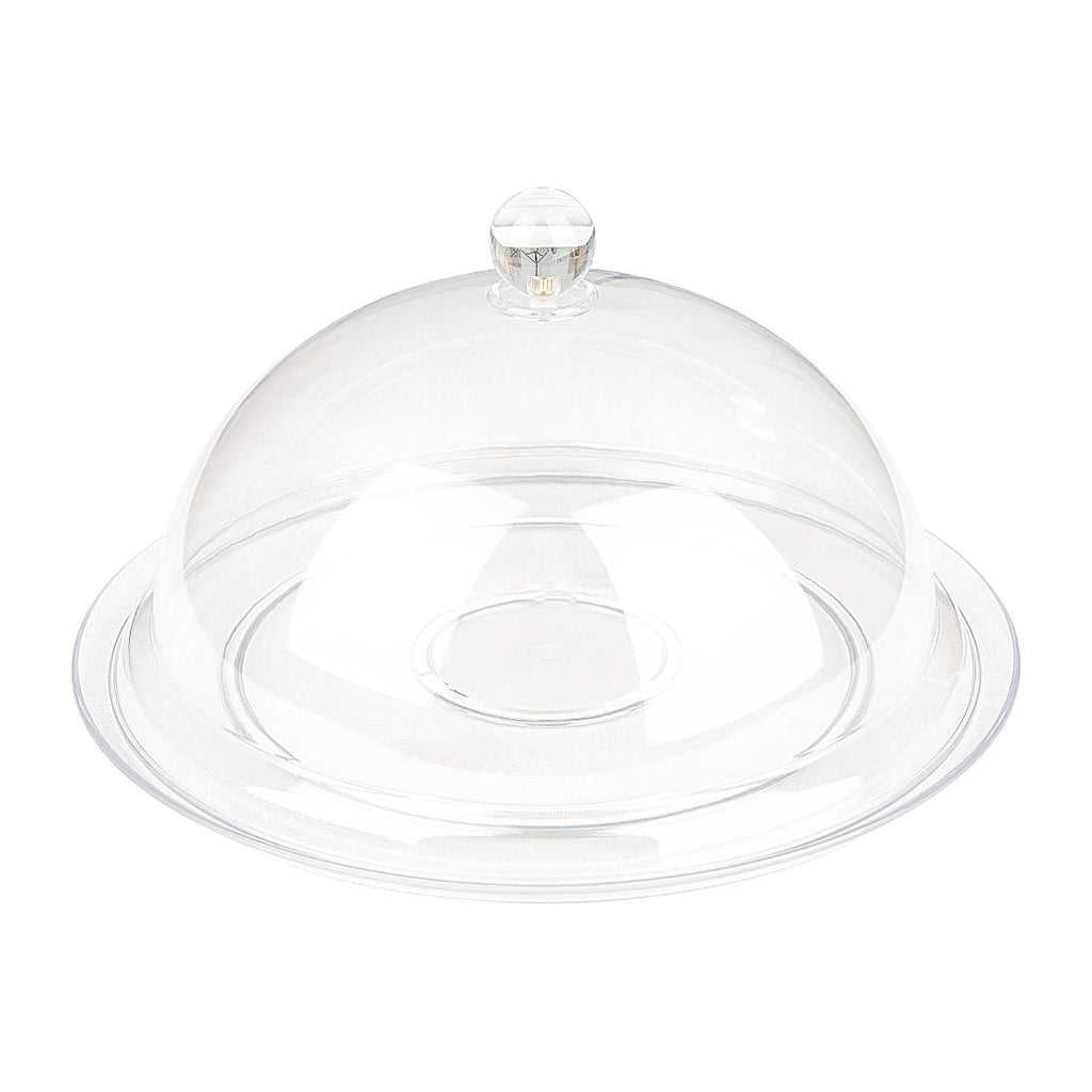Olympia Kristallon Polycarbonate Domed Cover Clear 315(Ø) x 125(H)mm FE470