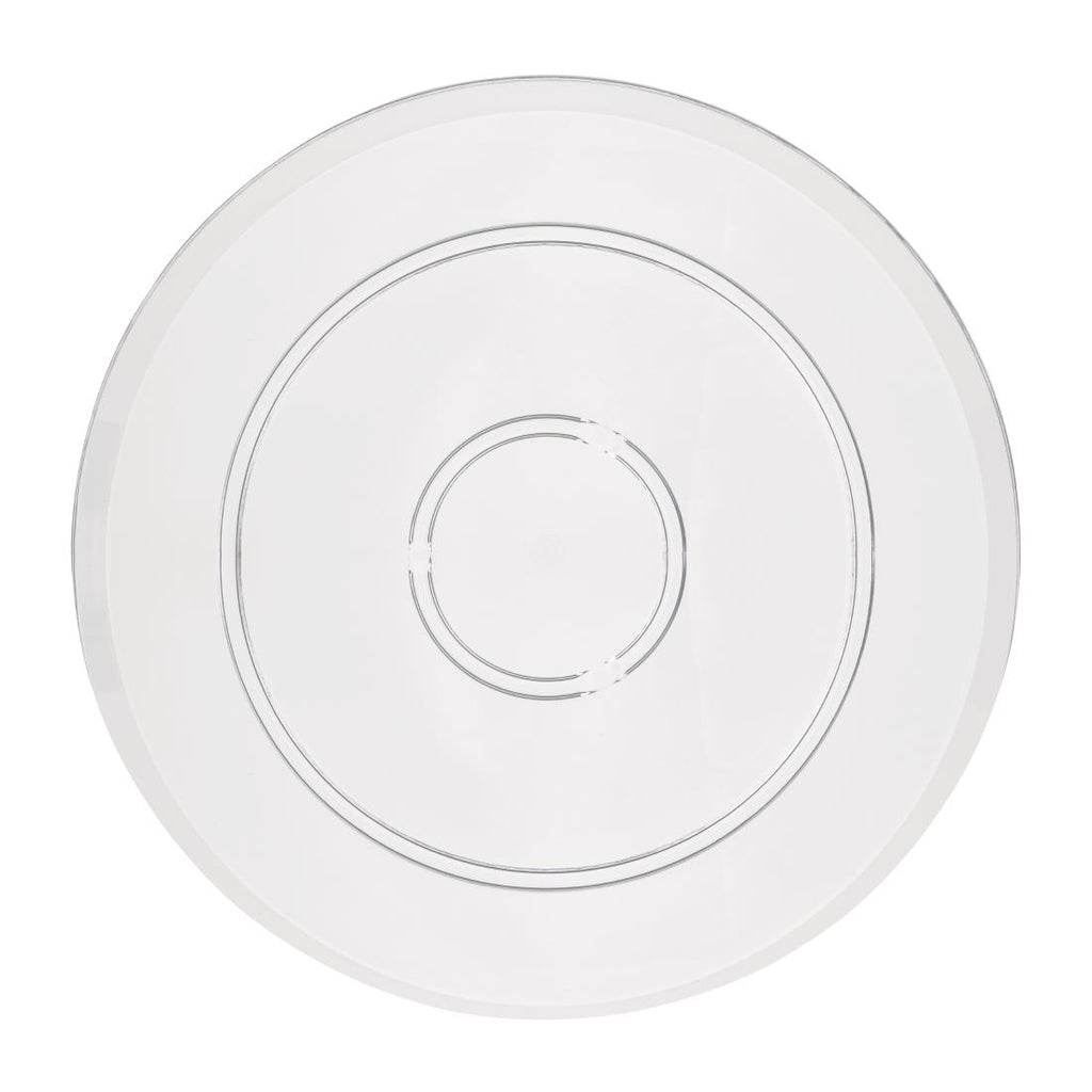Olympia Kristallon Polycarbonate Display Plate Clear 345(Ø)mm FE474