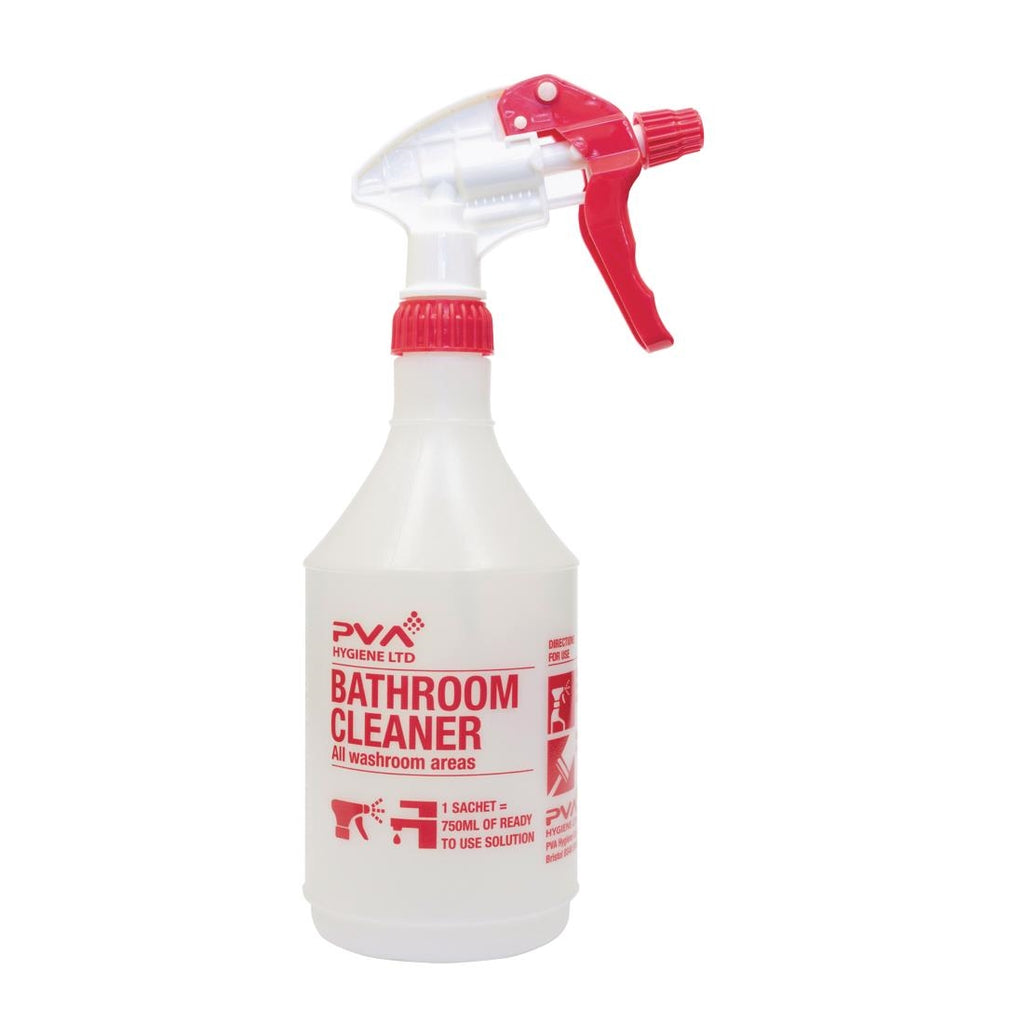 PVA Hygiene Bathroom Cleaner Trigger Spray Bottle 750ml FE765