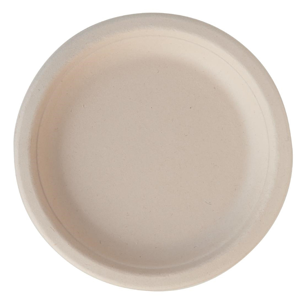 eGreen Eco-Fibre Compostable Wheat Round Plates 180mm (Pack of 1000) FN201