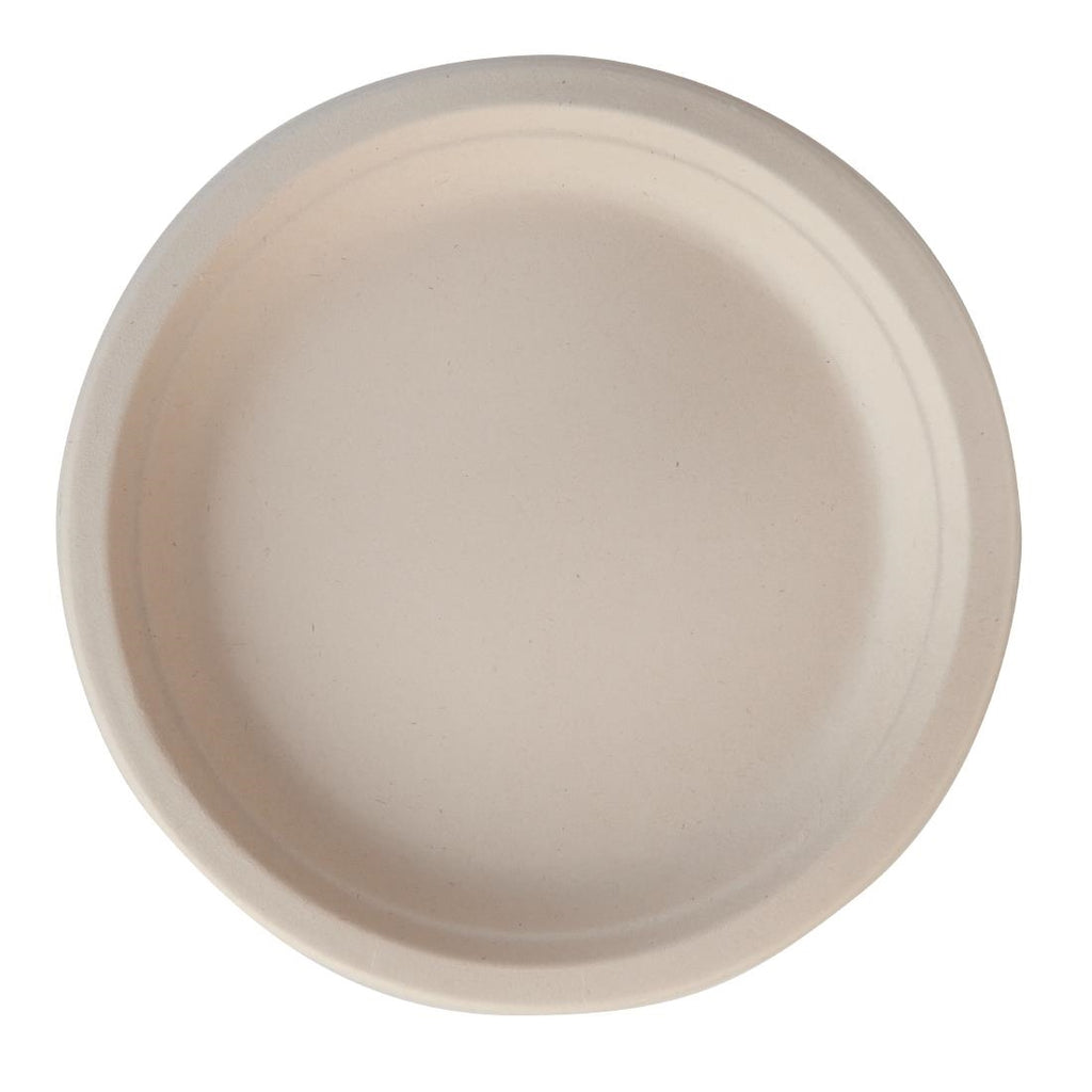 eGreen Eco-Fibre Compostable Wheat Round Plates 230mm (Pack of 1000) FN202