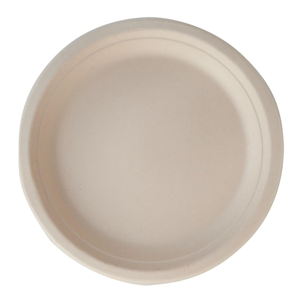 eGreen Eco-Fibre Compostable Wheat Round Plates 250mm (Pack of 1000) FN203