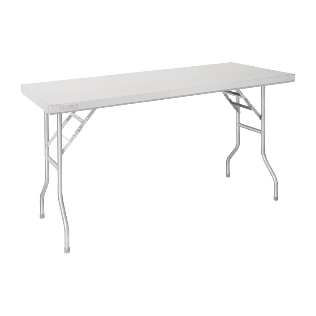 Vogue St/St Folding Work Table 1220x610x780 FN288