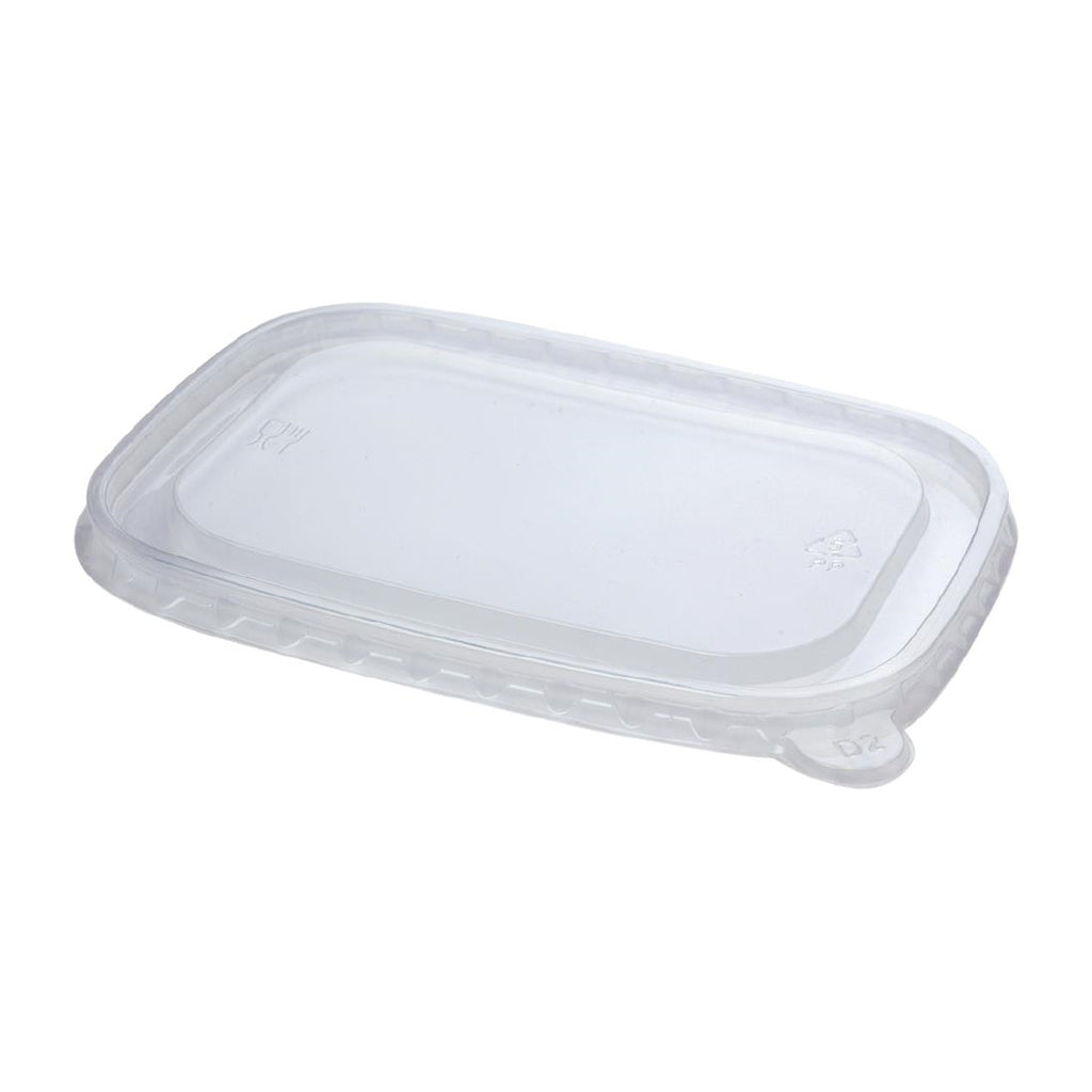 Colpac Stagione Microwavable Polypropylene Food Box Lids (Pack of 300) FP455