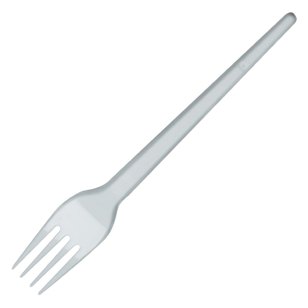 eGreen Individually Wrapped White Plastic Forks (Pack of 500) FP578