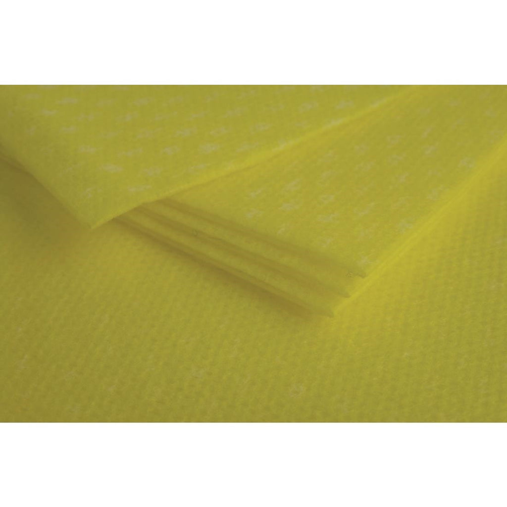 All-Purpose Non-Woven Cleaning Cloths Yellow (Pack of 500) FP683