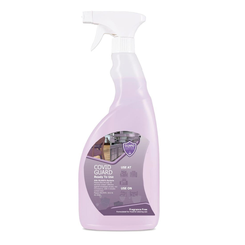 Covid Guard Virucidal Fragrance Free Sanitiser Spray 6 x 750ml FR183