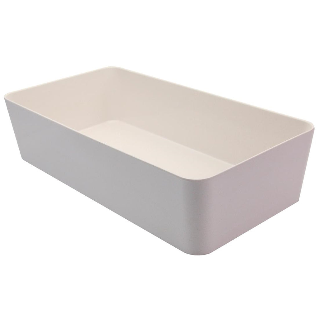Creative Melamine Bento Box Outer Box White 348x180x78mm (Pack of 3) FR242