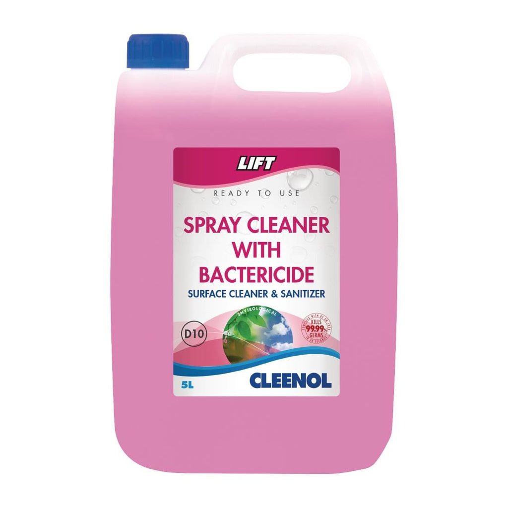 Cleenol Lift Antibacterial Spray Cleaner 5Ltr (Pack of 2) FS093
