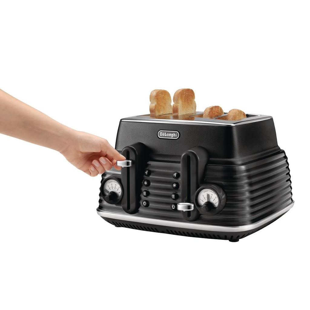 DeLonghi Scolpito Toaster Black CTZS4003BK FS151