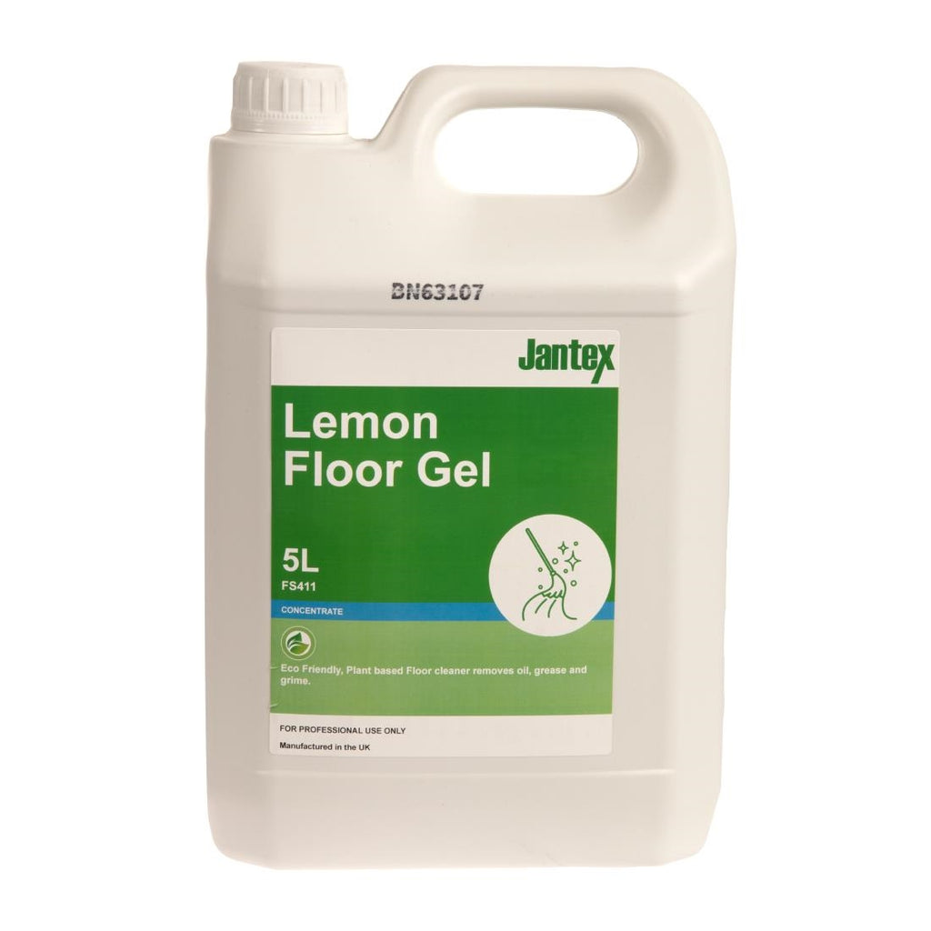Jantex Green Lemon Floor Gel Cleaner Concentrate 5Ltr FS411