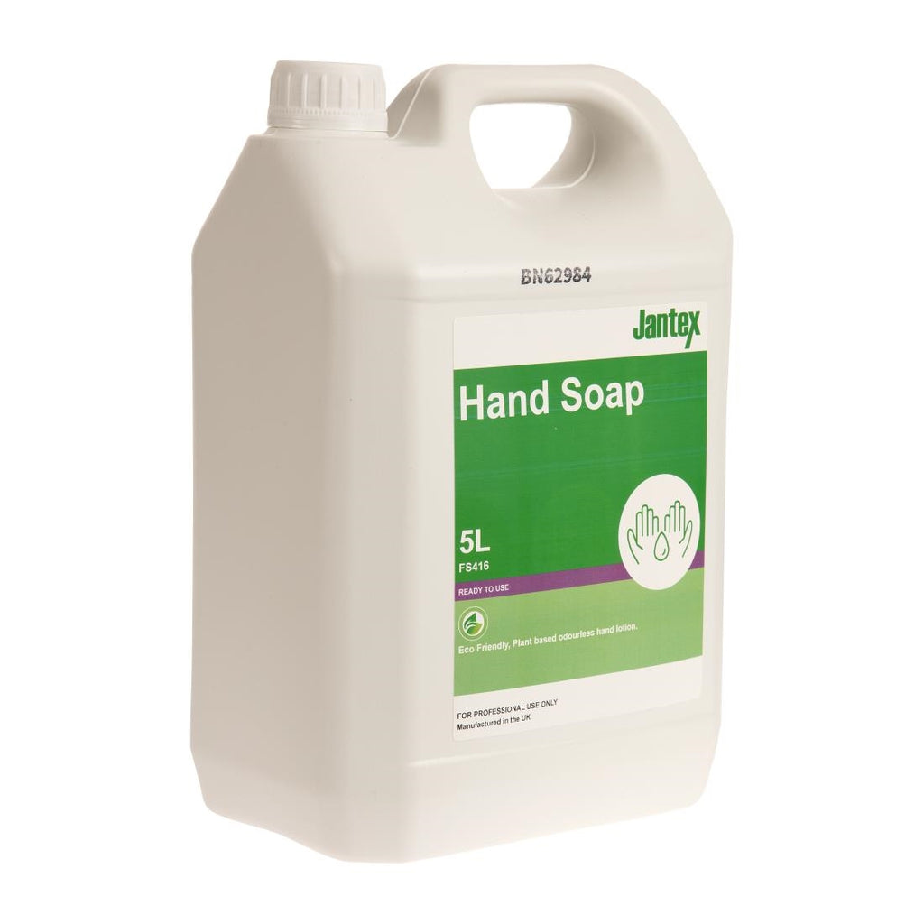 Jantex Green Hand Soap Lotion Ready To Use 5Ltr FS416