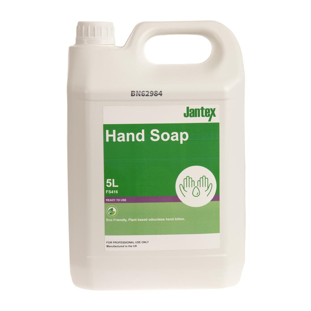 Jantex Green Hand Soap Lotion Ready To Use 5Ltr FS416