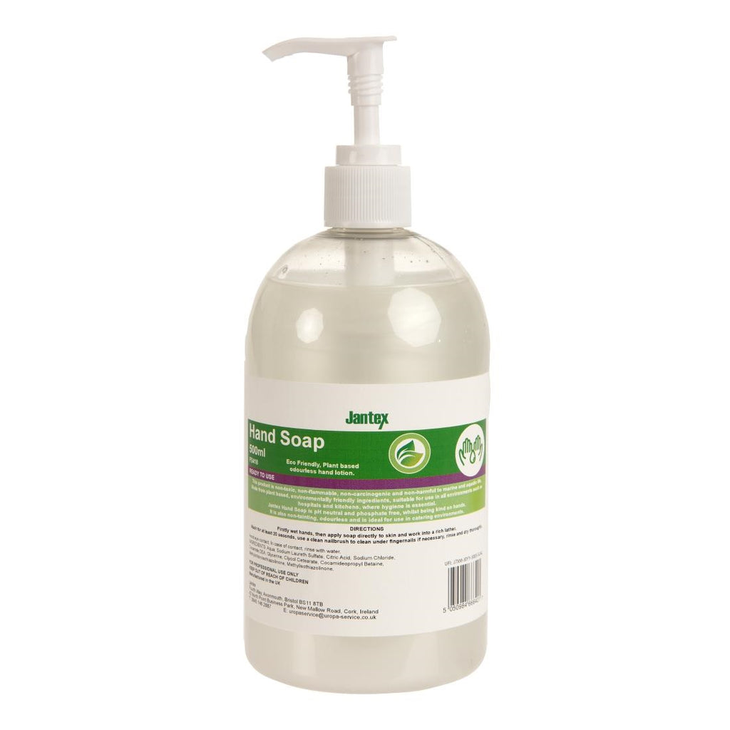 Jantex Green Hand Soap Lotion Ready To Use 500ml FS418