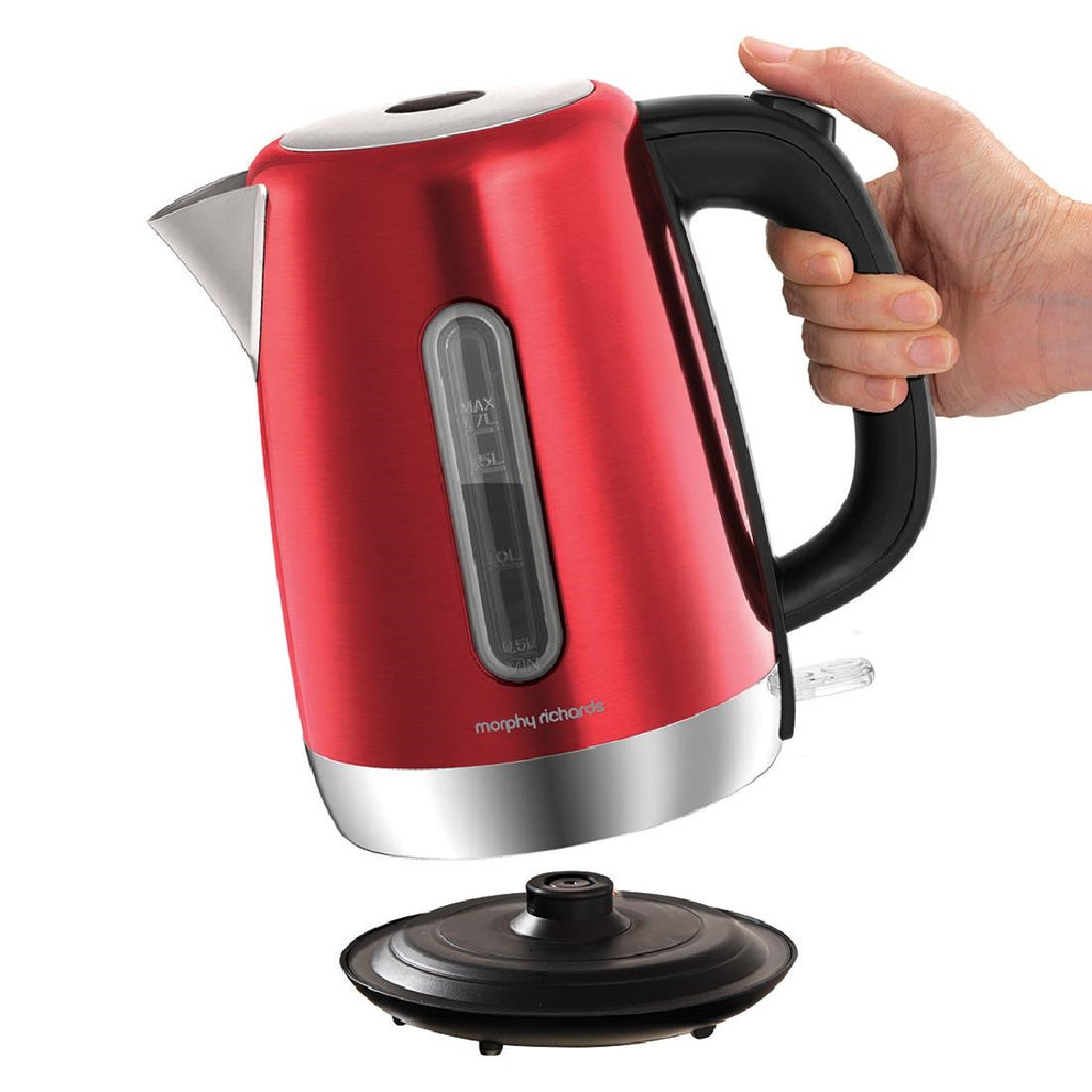 Morphy Richards Equip Kettle 3kW Red FS448