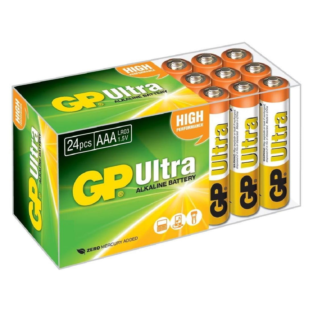 GP Ultra Battery Alkaline AAA (Pack of 24) FS710