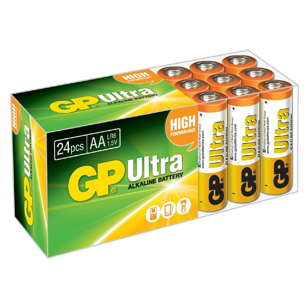 GP Ultra Battery Alkaline AA (Pack of 24) FS712