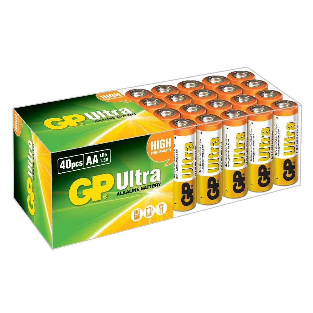 GP Ultra Battery Alkaline AA (Pack of 40) FS713