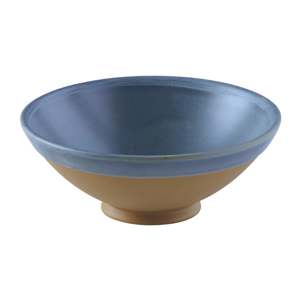 Churchill Emerge Oslo Footed Bowl Blue 200mm (Pack of 6) FS956