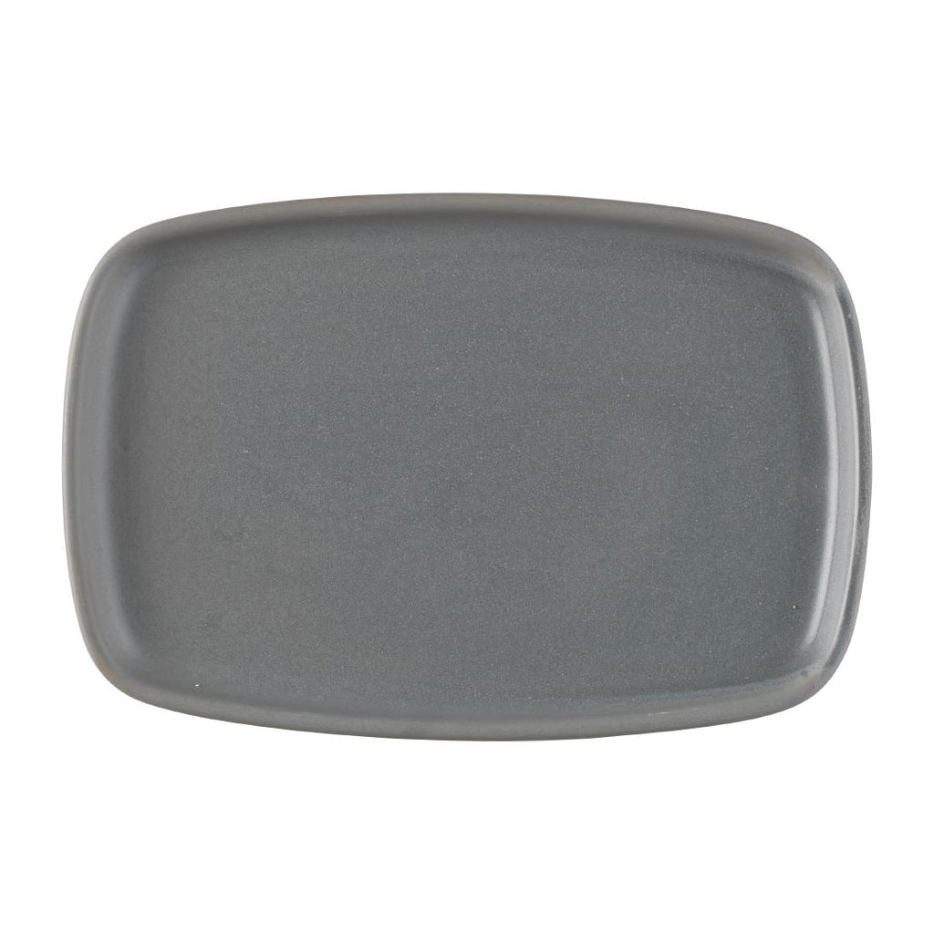 Churchill Emerge Seattle Oblong Plate Grey 222x152mm (Pack of 6) FS957