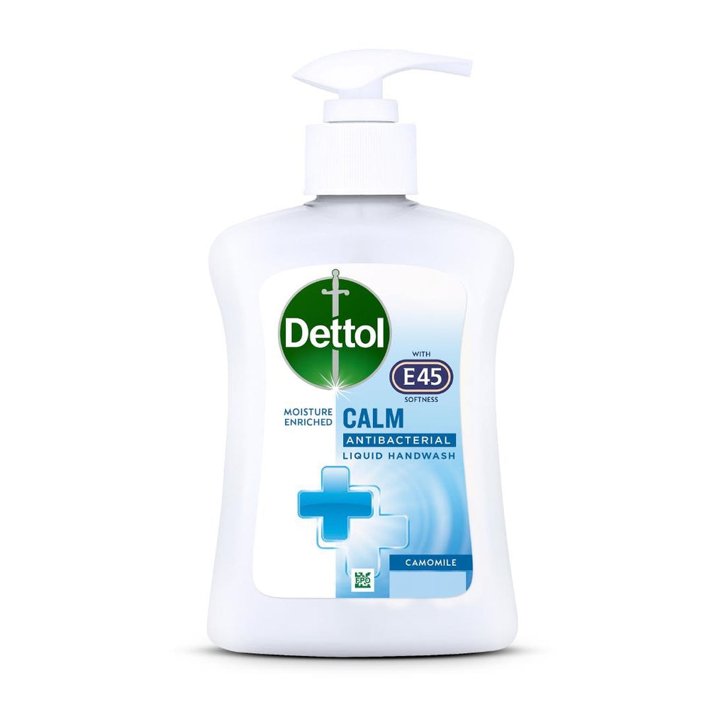 Dettol Antibacterial Liquid Hand Soap With E45 250ml FT015