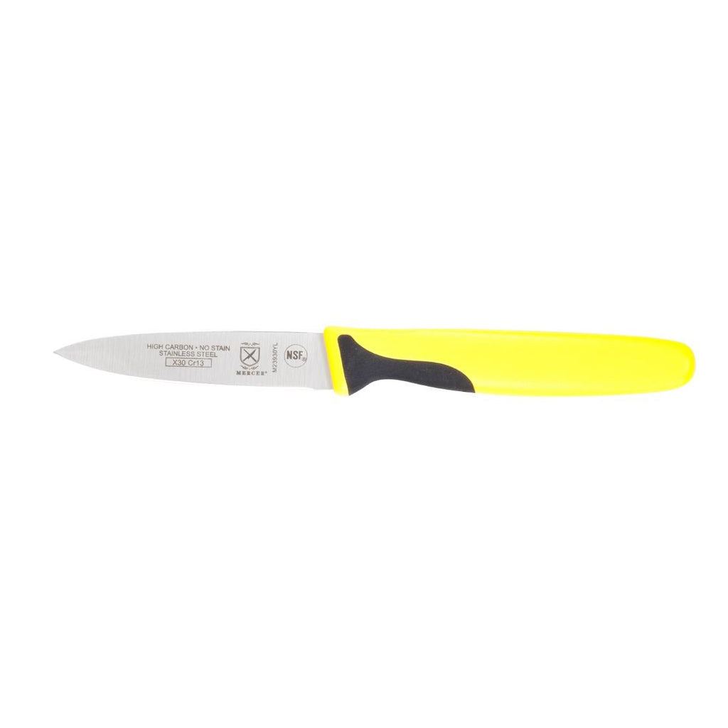 Mercer Culinary Millennia Slim Paring Knife Yellow 7.6cm FW741