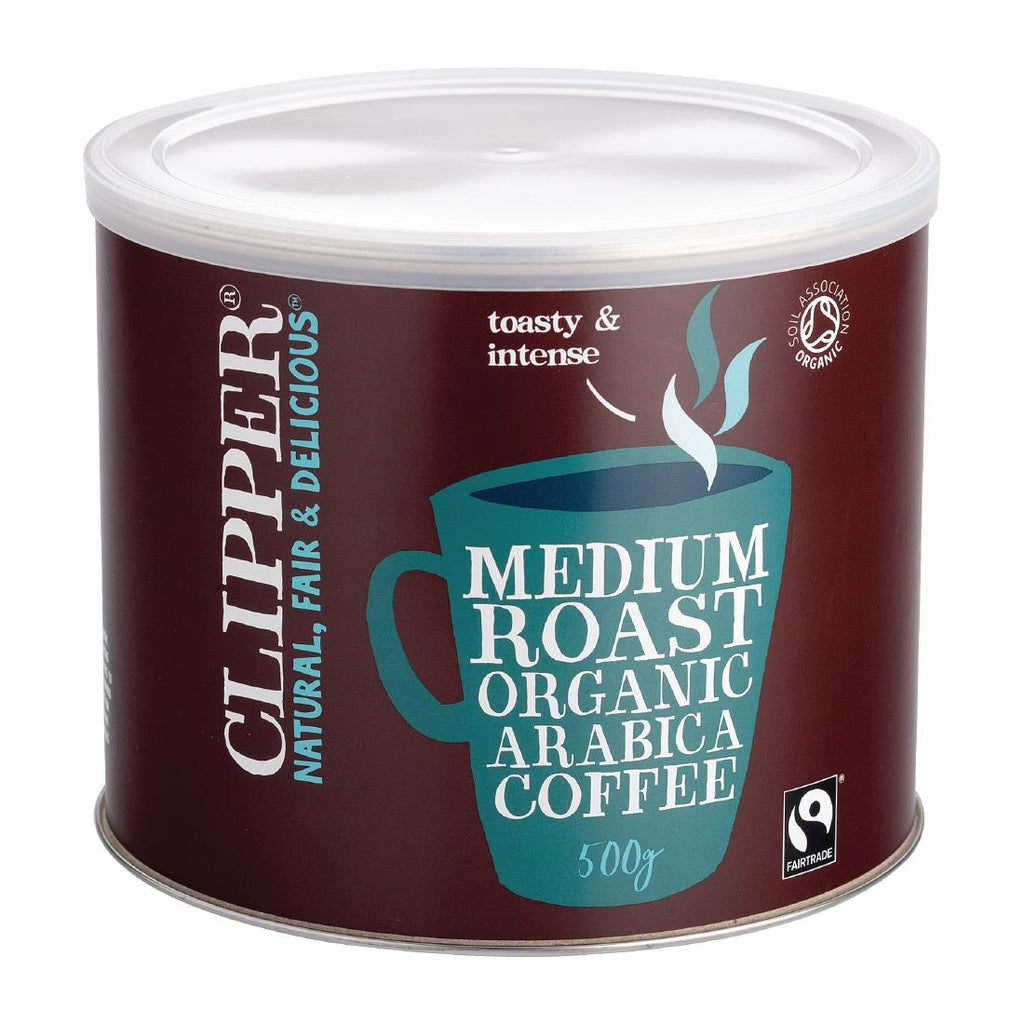 Clipper Fairtrade Arabica Coffee 500g FW820