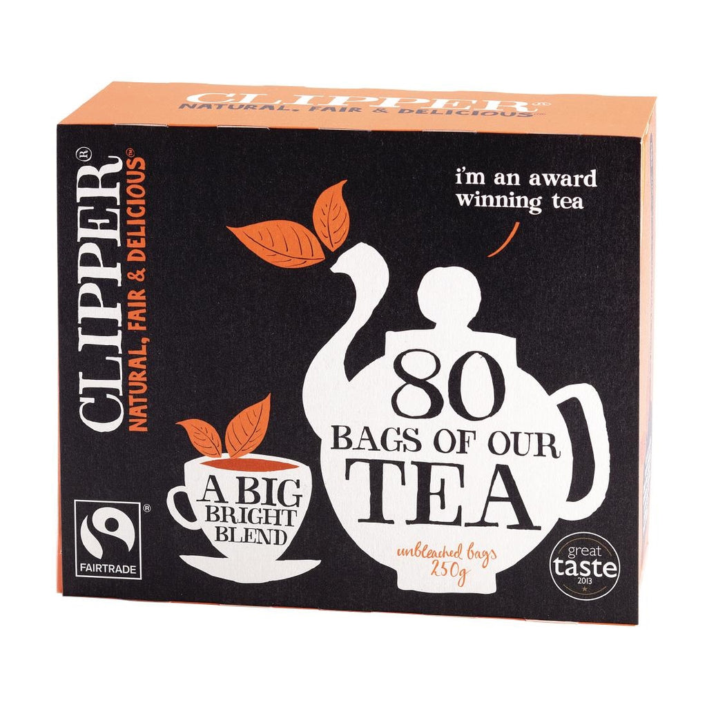 Clipper Everyday Fairtrade Teabags (Pack of 80) FW825