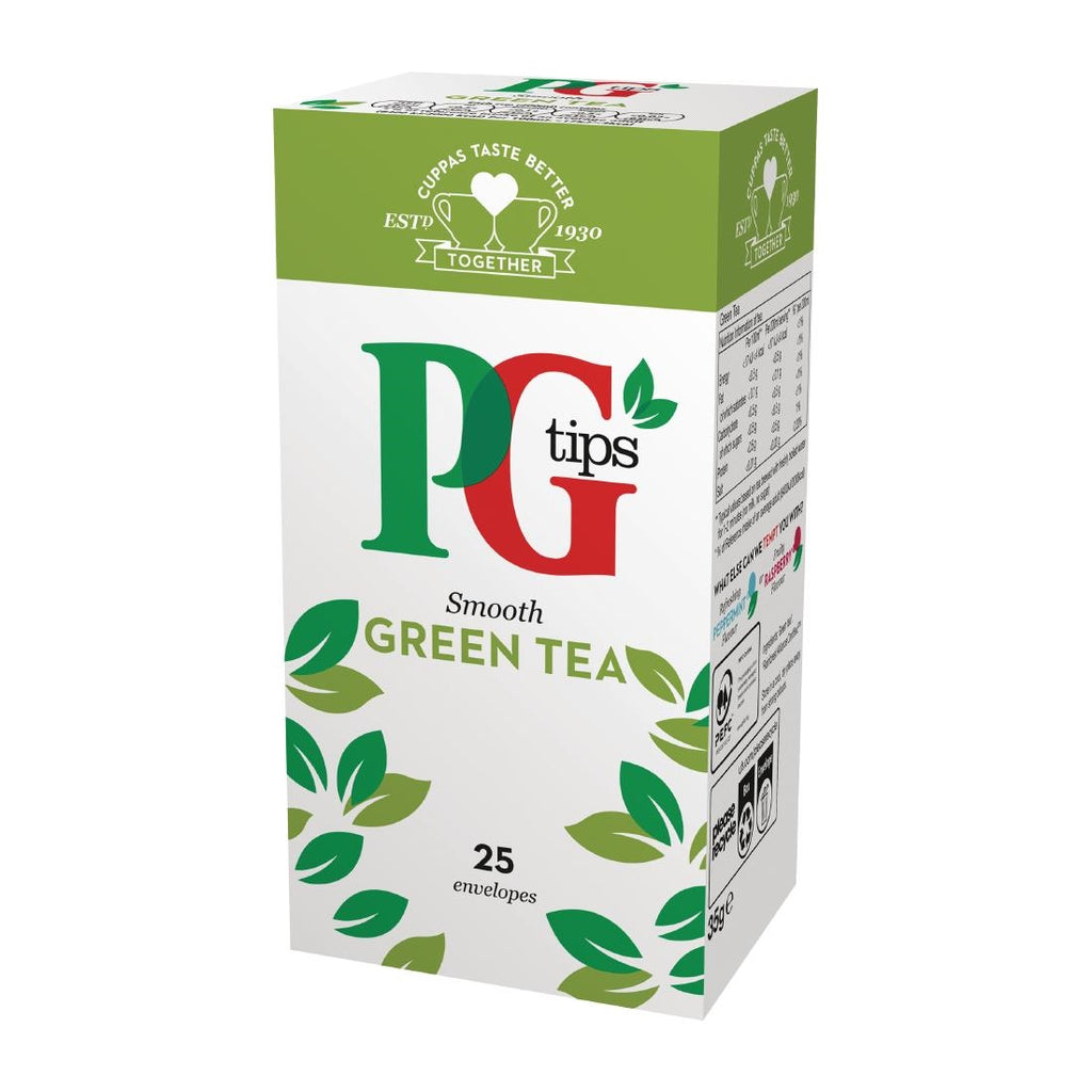 PG Tips Green Tea Envelopes (Pack of 25) FW828