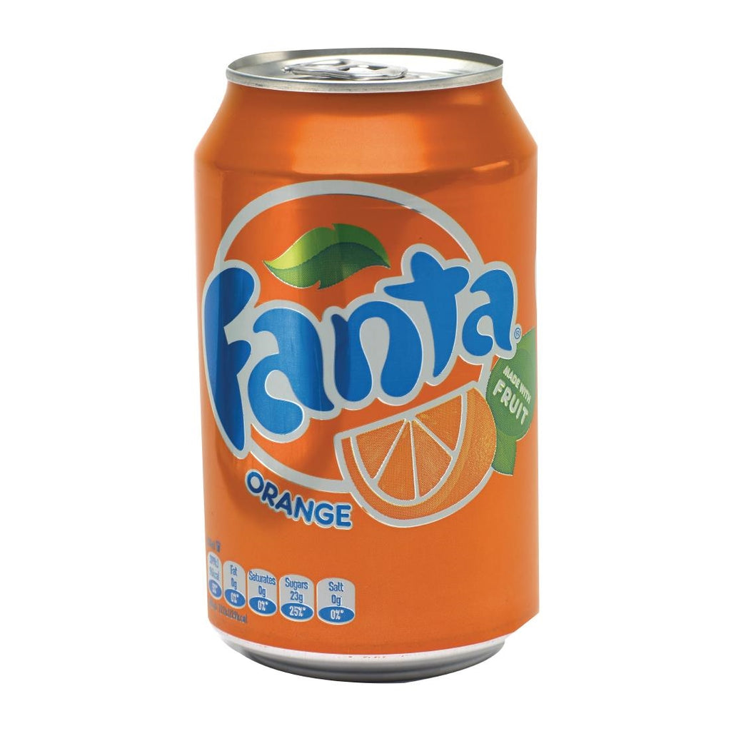 Fanta Orange Cans 330ml (Pack of 24) FW834