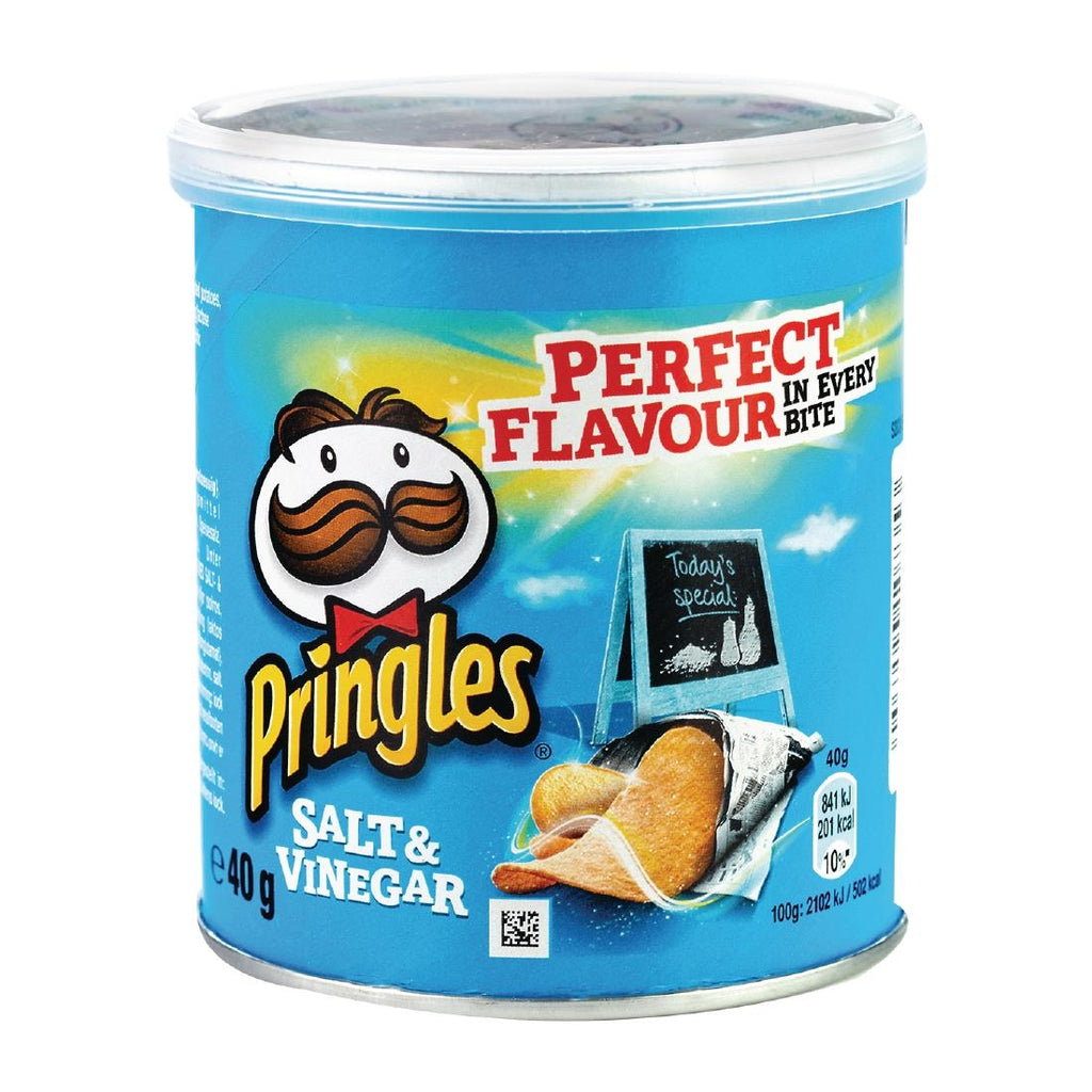 Pringles Salt & Vinegar 40g (Pack of 12) FW847