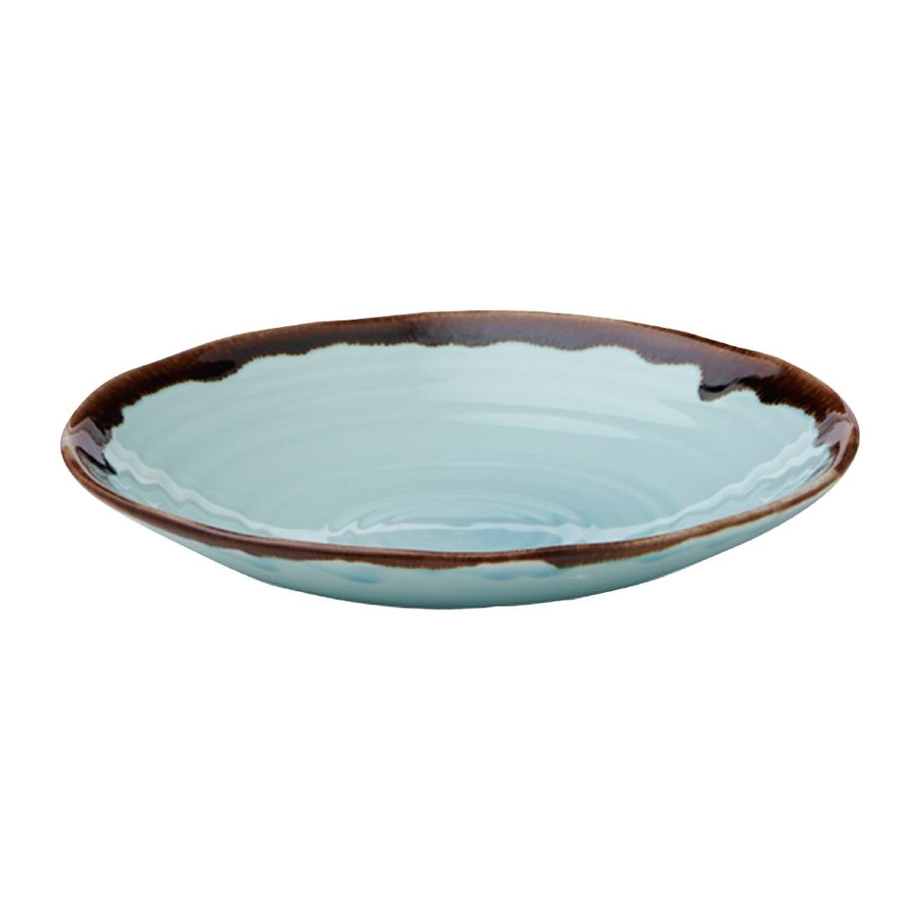 Dudson Harvest  Organic Coupe Bowls Turquoise 210mm (Pack of 12) FX158