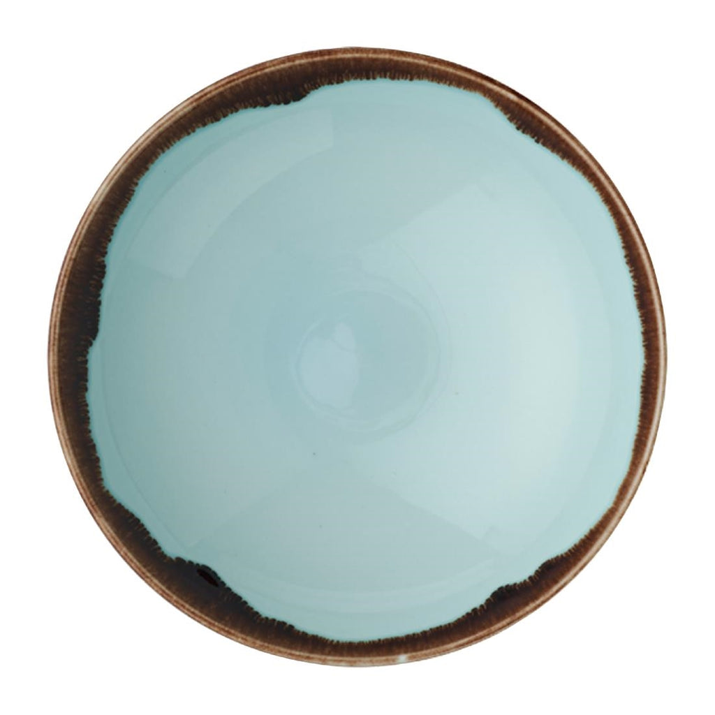 Dudson Harvest Coupe Bowls Turquoise 182mm (Pack of 12) FX165