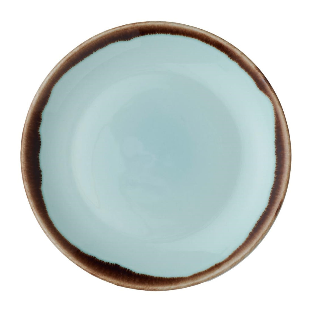 Dudson Harvest Coupe Plates Turquoise 165mm (Pack of 12) FX167