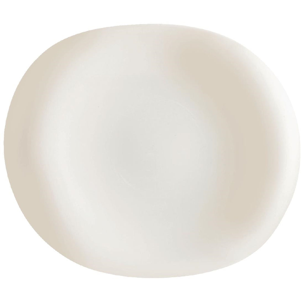 Arcoroc Zenix Tendency Organic Shape Oval Plates 310mm (Pack of 12) GC741