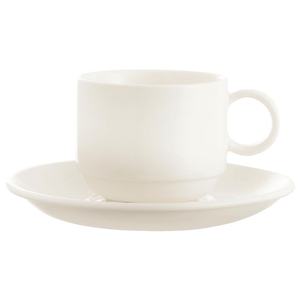 Arcoroc Zenix Large Double Well Saucers 150mm (Pack of 24) GC758