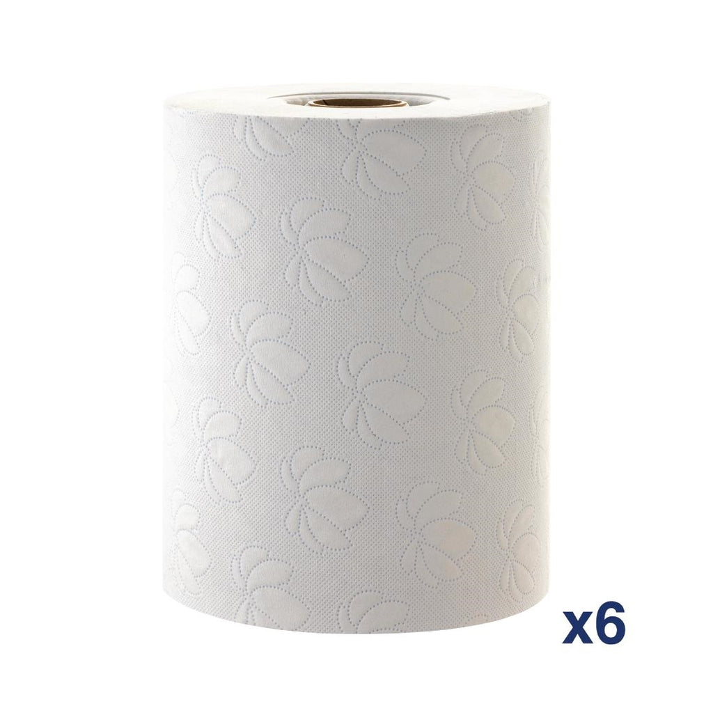Tork En Motion Hand Towel Roll 1Ply White (Pack of 6) GD044