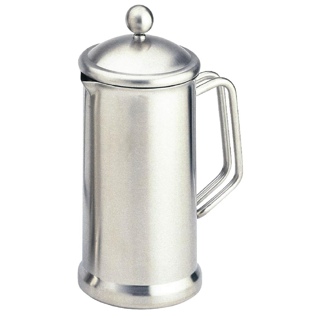 Olympia  Satin Finish Stainless Steel Cafetiere 8 Cup GD170