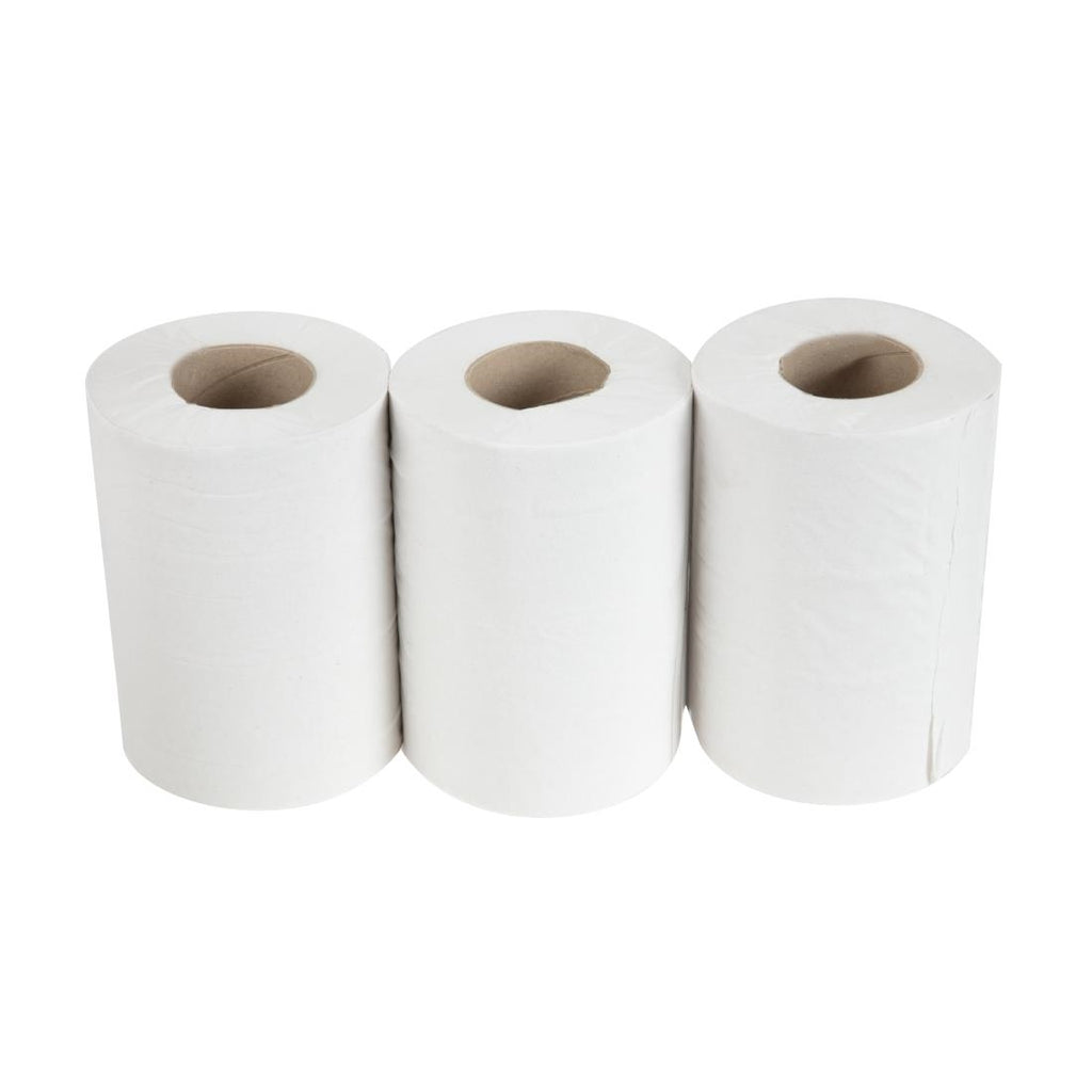 Jantex Mini Centrefeed White Rolls (Pack of 12) GD729