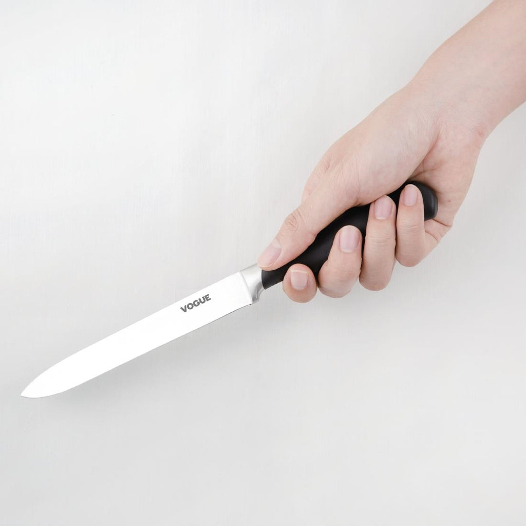 Vogue Soft Grip Utility Knife 14cm GD755