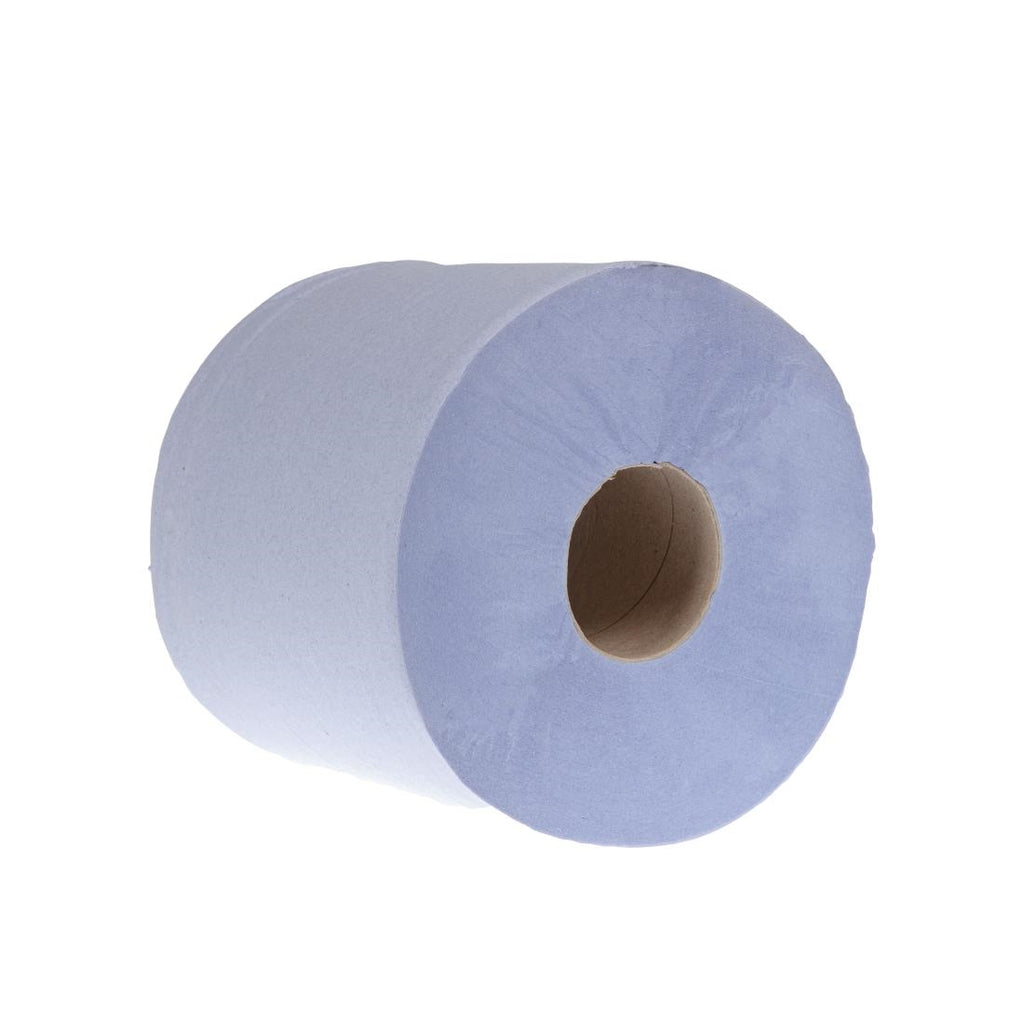 Jantex Blue Centrefeed Rolls 1ply 300m (Pack of 6) GD833