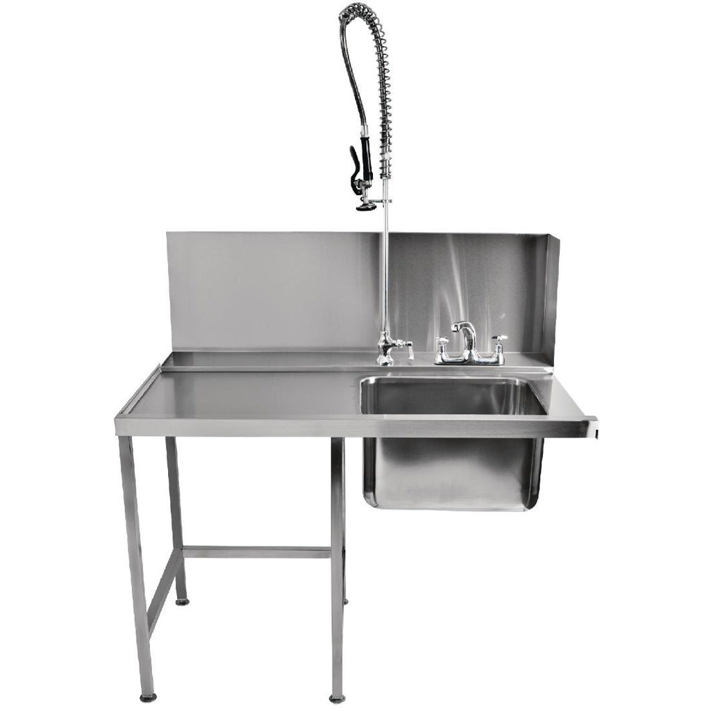 Classeq Pass-Through Dishwasher Table with Spray Mixer T11SENL GD925