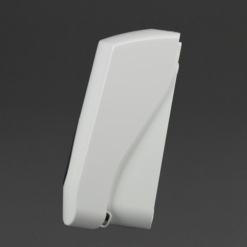 Jantex Manual Liquid Soap and Hand Sanitiser Dispenser 900ml White GF281