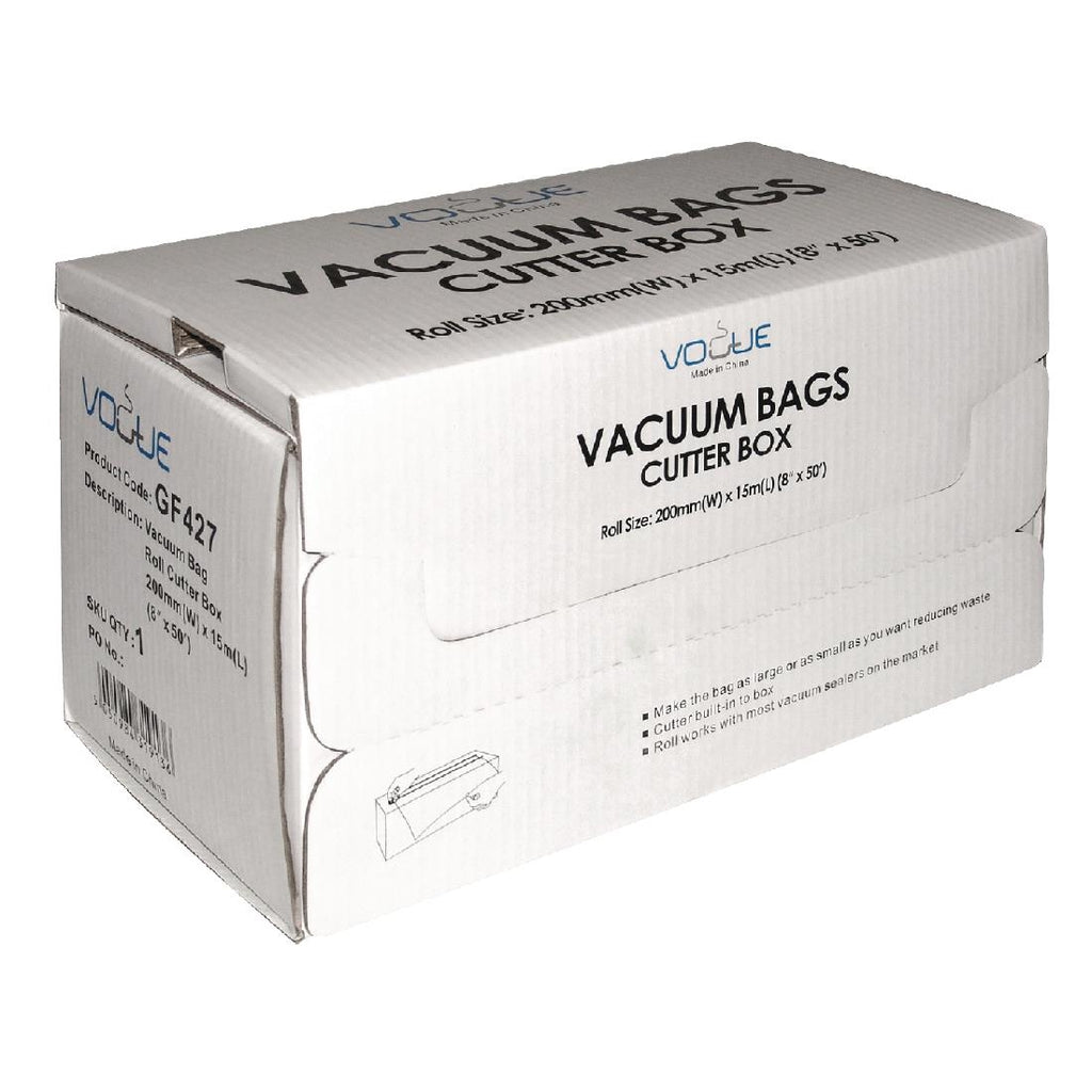 Vogue Vacuum Pack Roll with Cutter Box 15m GF427