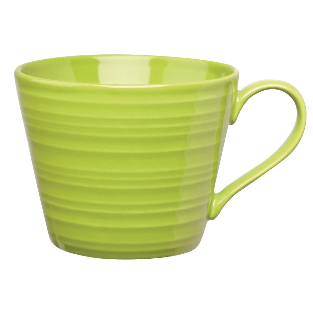 Art de Cuisine Rustics Green Snug Mugs 341ml (Pack of 6) GF701