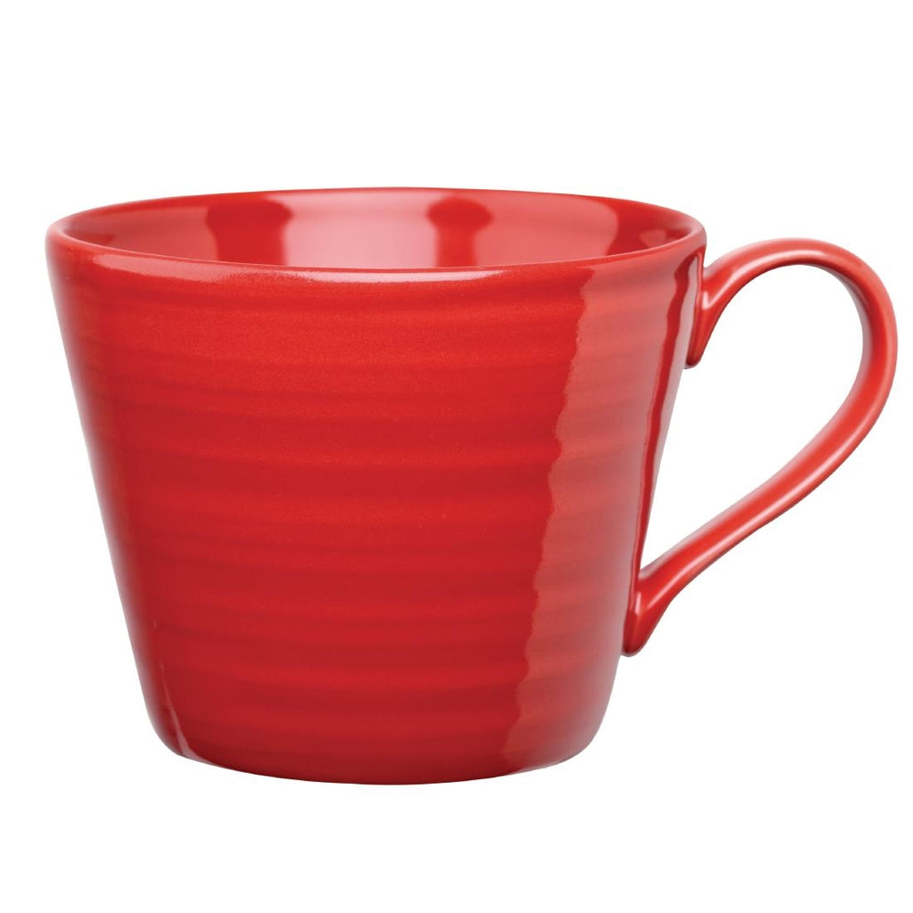 Art de Cuisine Rustics Red Snug Mugs 341ml (Pack of 6) GF702