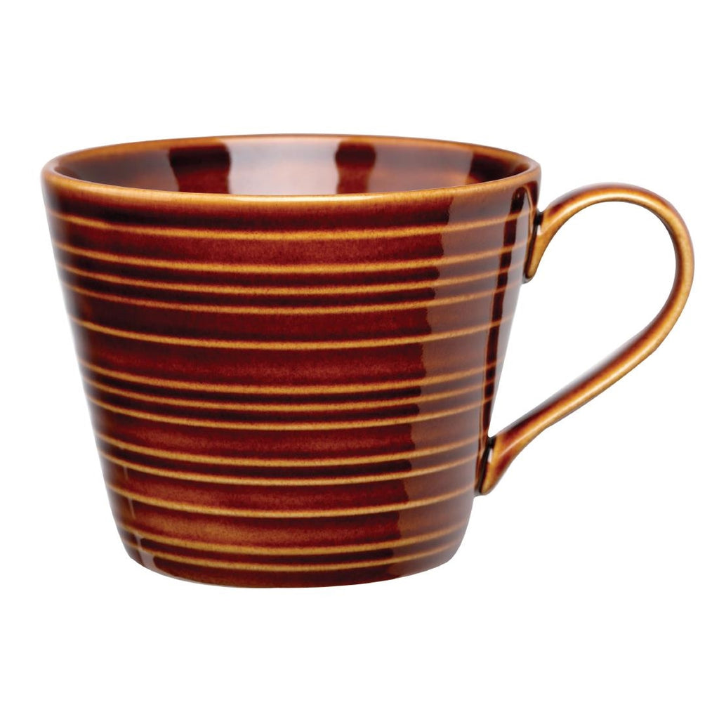 Art de Cuisine Rustics Brown Snug Mugs 341ml (Pack of 6) GF703