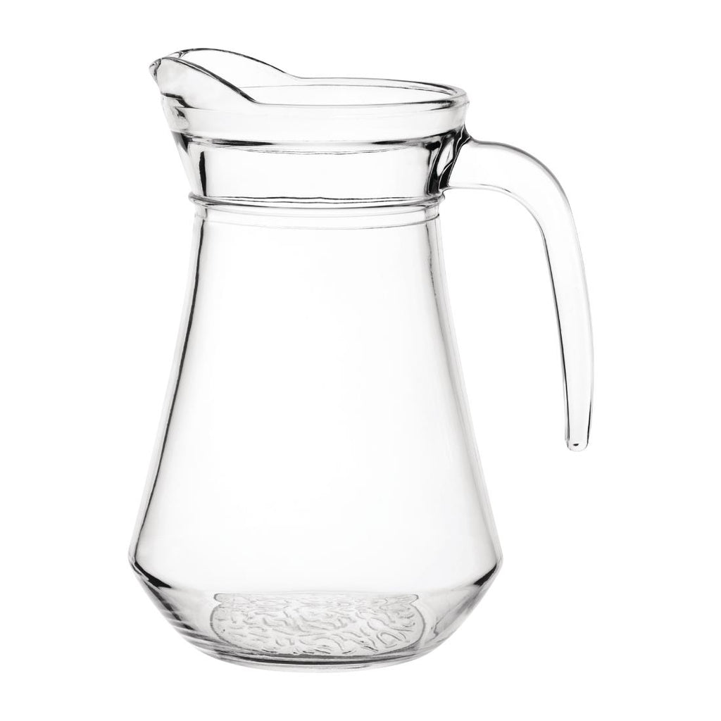 Olympia Glass Jugs 1Ltr (Pack of 6) GF923